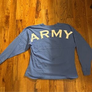 Boxercraft Blue Long Sleeve Top with White Lettering